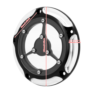 Couvre-carter d'embrayage moteur 5 trous pour Harley Softail 114 <span class=keywords><strong>Fat</strong></span> Boy Low Rider Street <span class=keywords><strong>Bob</strong></span> <span class=keywords><strong>2019</strong></span> et plus FXBBS - Product Image 4