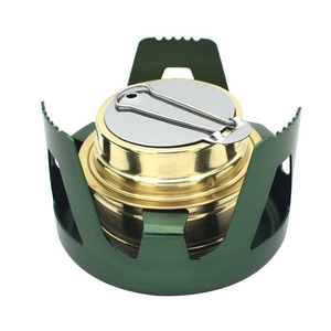 Bếp cồn di động siêu nhẹ ngoài trời JWQ-033 bằng thép không gỉ, dùng cho cắm trại, đi bộ đường dài, bán buôn - Product Image 1