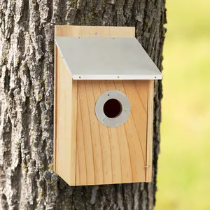 Bird House With Tin Roof