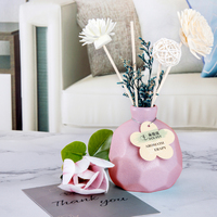 Bâtonnets diffuseurs de parfum OEM, huile essentielle de parfum de maison, décoration d'étagère de salle de bain, salon, grande pièce, lot de 1, ensemble diffuseur de fleurs et de roseaux
