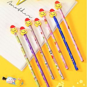 Lápiz de Madera Hb con Borrador, Bonito Juego de Lápices, Artículo Promocional para Aulas Escolares, Mina Negra para Niños - Product Image 4