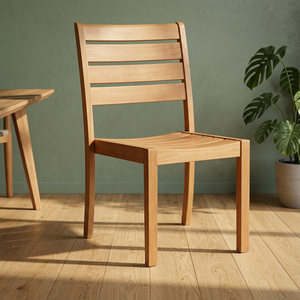 Modern Solid Wood Eco-Friendly Waterproof <b>Dining</b> <b>Chair</b> Minimalist Design Stable Structure Home Furniture for <b>Dining</b> Room Use - Product Image 3