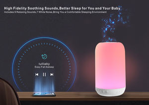 Máquina de Ruido Blanco para Dormir Bebés con Luz Nocturna de Sonidos Naturales, Mini LED, Diseño ABS, Enchufable para Uso en Dormitorio - Product Image 6