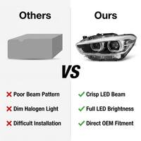 63117414141 63117414142 Faro Delantero LED AHL Adaptativo Original Usado para BMW Serie 1 F20 F21 LCI 2016-2019