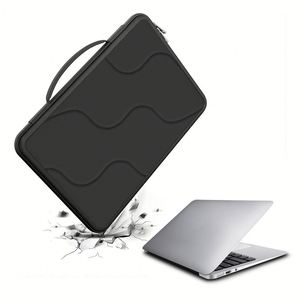 Sacoche pour ordinateur portable de 13 pouces, style professionnel, étui rigide en EVA, imperméable, sac pour ordinateur portable pour homme, sac pour tablette noir - Product Image 4
