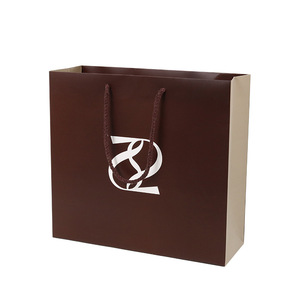 Sacchetti di Carta Personalizzati, Borse Regalo Ecologiche in Carta Kraft, Sacchetti da <span class=keywords><strong>Asporto</strong></span>, Borse per la Spesa Marroni - Product Image 1