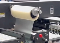Máquina de Corte de Etiquetas en Rollo Digital Multifuncional de Formato Ancho A3, Controlada por PLC Delta, Cuatro Cabezales de Corte, Alta Velocidad