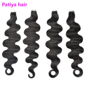 <span class=keywords><strong>Extensiones</strong></span> <span class=keywords><strong>de</strong></span> cabello Ins con cinta ondulada del cuerpo virgen alineada con cutícula India Raw Remy Cinta Larga Invisible en <span class=keywords><strong>extensiones</strong></span> <span class=keywords><strong>de</strong></span> cabello 100 cabello humano - Product Image 3