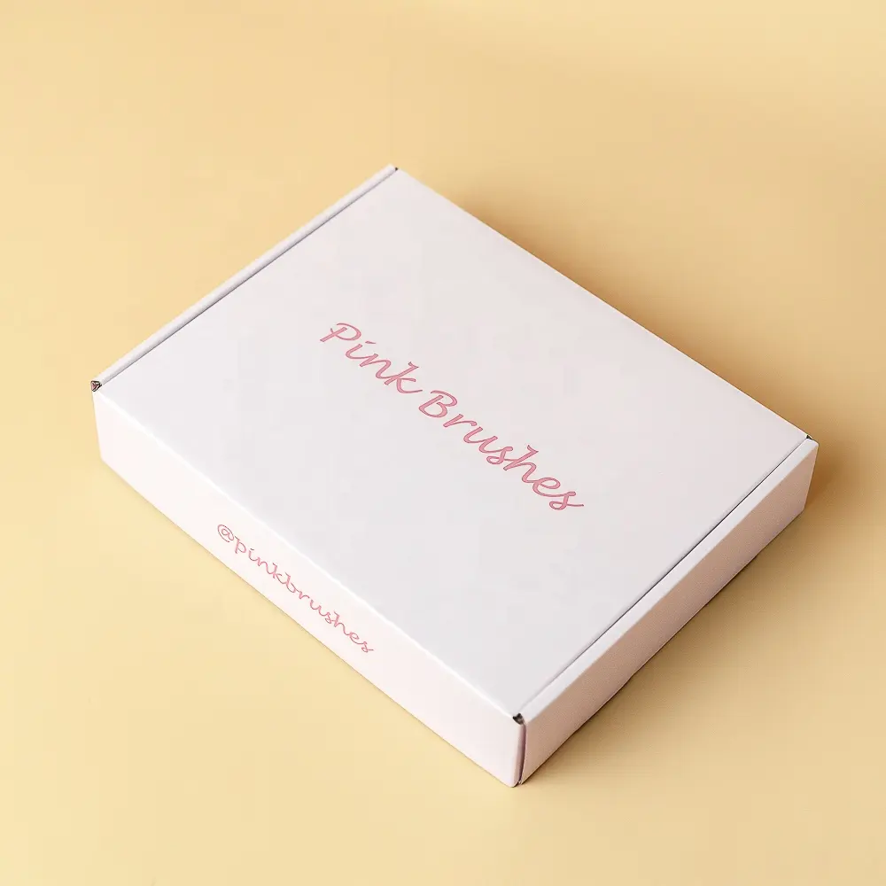 Доставка почтовая коробка с индивидуальным дизайном, печатная производная коробка из гофрированного картона