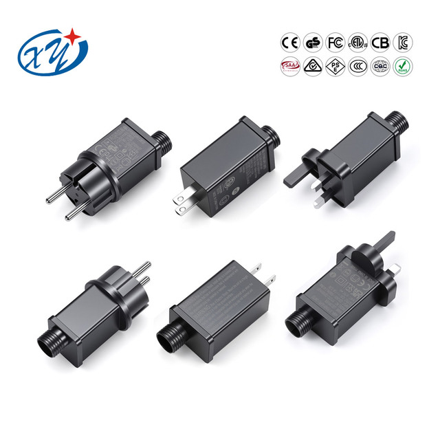 Certified Rainproof Class 2 5V 9V 12V 24V Power Supply 100-240V AC DC Wall Adapter for Christmas Holiday LED String Lights
