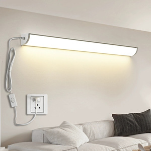 Lámpara de pared de diseño minimalista moderno con fuente de luz LED acabado negro E12/E14 enchufe para dormitorio baño hogar Decoración al aire libre - Product Image 4