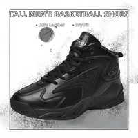 Chaussures de basket-ball pour hommes de grande taille personnalisées, printemps, antidérapantes, respirantes, en cuir, baskets augmentant la taille, légères, chaussures décontractées
