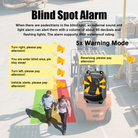 Sistem Kamera AI BSD (Blind Spot Detection) dengan Lampu Peringatan LED untuk Menghindari Tabrakan Forklift di Gudang