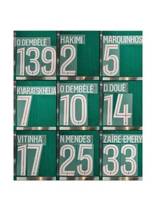 Autocollants thermocollants durables <span class=keywords><strong>pour</strong></span> numéros de football 2025-26, en plastique, <span class=keywords><strong>pour</strong></span> noms de joueurs (domicile/extérieur) <span class=keywords><strong>pour</strong></span> ensembles de vêtements - Product Image 6