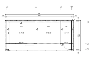 20ft Garden Hotel Summer 20ft Garden Office Hotel Cabaña de madera moderna para trabajar - Product Image 5