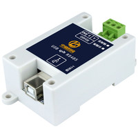 Convertisseur isolé multi-protocoles industriel USB vers RS485 RS232 CAN TTL Ethernet pour systèmes PLC et SCADA, montage sur rail DIN
