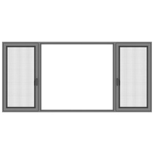 Nhà Sản Xuất Nhanh Chóng Vận Chuyển Tiêu Chuẩn Kích Thước Hợp Kim Nhôm Khung Cửa Sổ Cửa Sổ Cho Trong Nhà Sử Dụng Ngoài Trời - Product Image 2