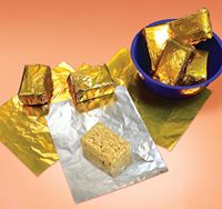 Emballages individuels de chocolat, emballages en aluminium pour barres de chocolat, fudge, brownies, barres de fruits, par Better Kitchen Products