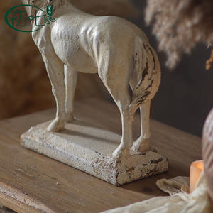 Antique Style Horse Figurine <b>Resin</b> Tabletop Decoration For Tea Room Home Decor - Product Image 4