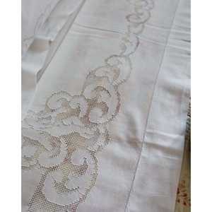 Musical Angel Double Bed <b>Sheet</b> & <b>Pillowcase</b> <b>Set</b> Cotton and Linen Blend Pietrochianese 0g - Product Image 5