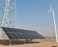 Kits de générateurs éoliens Alicosolar 5kw 8kw 10kw 30kw 50kw pour usage domestique, système d'énergie solaire, kit de générateur éolien et solaire