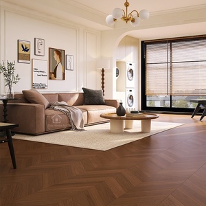 Guangdong Foshan piastrelle vetrificate 60x120 stile francese retrò stile medioevo soggiorno morbido luce pesce osso di legno piastrelle di grano - Product Image 6