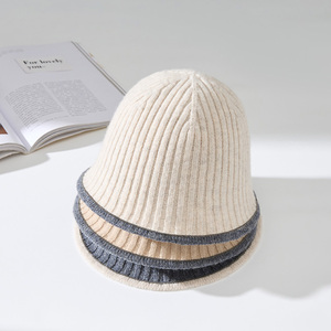 Cappello da Pescatore Jancoco Personalizzato in Maglia Spessa e Soffice per Donna, Cappello a <span class=keywords><strong>Secchiello</strong></span> in Lana di Alpaca per Autunno e Inverno - Product Image 3