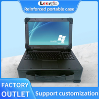 Casing Komputer Industri Portabel 15,6 Inci, Sasis Notebook Kelas Medis, Layar LVDS, Diperkuat, Aplikasi Server Rak 3U Atx