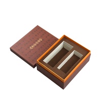 500ML * 1 pièce et 250ML * 1 pièce Double bouteille de vin emballage personnalisé boîtes cadeaux de Champagne rigides