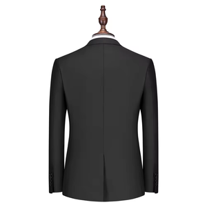 2025 Venta al por mayor Traje formal Premium de negocios ajustado para hombres Diseño de verano de alta calidad con opción de talla grande - Product Image 3