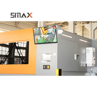 Machine laser à fibre CNC intelligente 6000W, modèle 3015, à focale automatique, découpeuse laser de tôle 6kW avec système CypCut