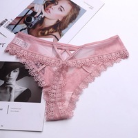 Sexy Dames Ademende Lage Taille Ondergoed T Broek Kanten Tiener String Foto 'S Bikini Doorzichtig String
