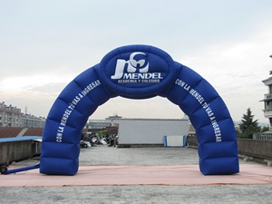 Nhà máy không khí liên tục Inflatable Velcro Logo vòm hình dạng cửa Inflatable hiển thị sử dụng trang trí Inflatable vòm cách đường hầm tổ chức sự kiện bán - Product Image 6