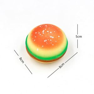 Popular Realistic Hamburger <b>Squishy</b> Toy - TPR - Super Soft - for Stress Relief Creative Gift Fun and Relaxation - Product Image 3