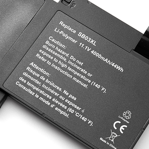 Batterie en polymère pour ordinateur portable <span class=keywords><strong>HP</strong></span> <span class=keywords><strong>SB03XL</strong></span>, d'origine - Product Image 2