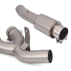 Nuevo tubo de enlace medio modificado para Yamaha 2017 R1 <span class=keywords><strong>MT10</strong></span> R1M 2015 <span class=keywords><strong>2021</strong></span> Compatible con silenciador de 51mm antideslizante para escape de motocicleta - Product Image 6
