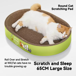 Perlengkapan Hewan Peliharaan Terbaik penggaruk kucing kardus bergelombang lebar corundergate penggaruk kucing, goresan kucing, bantalan goresan kucing - Product Image 5