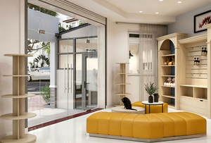 Muebles Personalizados para Tiendas de Mascotas y Accesorios de Exhibición con LED |   Mostradores de Madera para Comercios y Solución de Diseño Interior para Tiendas de Mascotas - Product Image 3