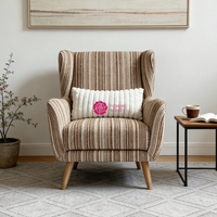 Fauteuil simple vintage américain Yicheng en gros, style français, dossier haut, fauteuil d'appoint, chaise longue de loisirs pour salon