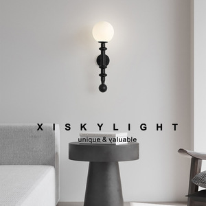 Wabi-sabi Style Vintage French New Chinese Style Bedroom <b>Bedside</b> <b>Wall</b> Lamp Full Spectrum Eye-Protection for <b>Wall</b> <b>Wall</b> Lamp - Product Image 3