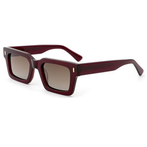 نظارات شمسية أنيقة مربعة الشكل ذات جودة عالية من أسيتات الاتجاهات - Product Image 5