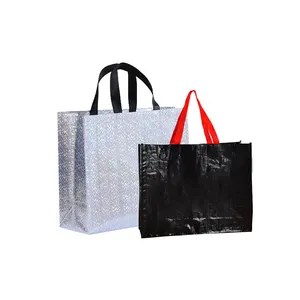 Chinese Manufacturer Supply Stylish PP Non-woven Tote, Bag Logo Printed Shopping Laminated Non Woven Bag Grocery Bag/