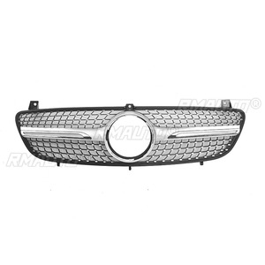 <b>Car</b> Bumper Grill <b>Decorative</b> Strips Racing Grille Body Kit Front Bumper Grill For Mercedes Benz W639 2008-2010 Exterior Part - Product Image 4