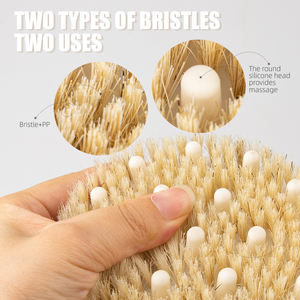 Set Hadiah SPA Perawatan Tubuh Sendiri, Minyak Pijat, Kit Detoksifikasi Kulit, Drainase Limfatik, Pengelupasan Selulit, Sikat Tubuh Kering dengan Minyak Pijat - Product Image 6