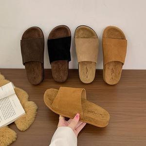 Zapatos de playa de verano con suela de goma a la moda, <span class=keywords><strong>Sandalias</strong></span> planas para exteriores para adultos y estudiantes, zapatillas con suela de goma a la moda - Product Image 3