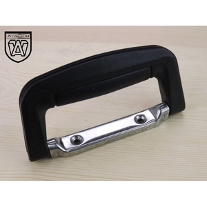 Poignées industrielles pliantes Anwang AW466-120, poignée en plastique noir, base en métal pour boîtes à outils - Product Image 5