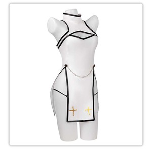 Disfraz Sexy <span class=keywords><strong>de</strong></span> Monja o Sacerdote para Mujer, Juego <span class=keywords><strong>de</strong></span> <span class=keywords><strong>Halloween</strong></span>, <span class=keywords><strong>Purga</strong></span> <span class=keywords><strong>de</strong></span> Pecados, GAHC-115 - Product Image 3