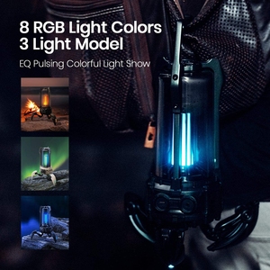 ลำโพงพกพา Gravastar Scorpion พร้อมไฟ LED โคมไฟตั้งโต๊ะ ทนทาน 9 ชั่วโมง เชื่อมต่อไร้สาย TWS ลำโพงเกมมิ่งไร้สาย ใช้พลังงานจากแบตเตอรี่ - Product Image 5