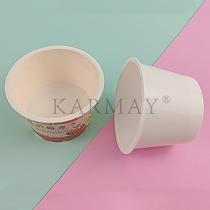 80g 3.3OZ pudding packaging plastic cup Mini IML cup Scooping ice cream <b>dessert</b> cup factory supplier Round sundae Bowls - Product Image 3