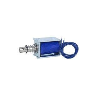 AISmartlink Electromagneto de Empuje y Tracción Tipo Pasante DC5V12V24V, Cerraduras Electromagnéticas con Varillas Telescópicas Eléctricas de Autorreinicio - Product Image 3